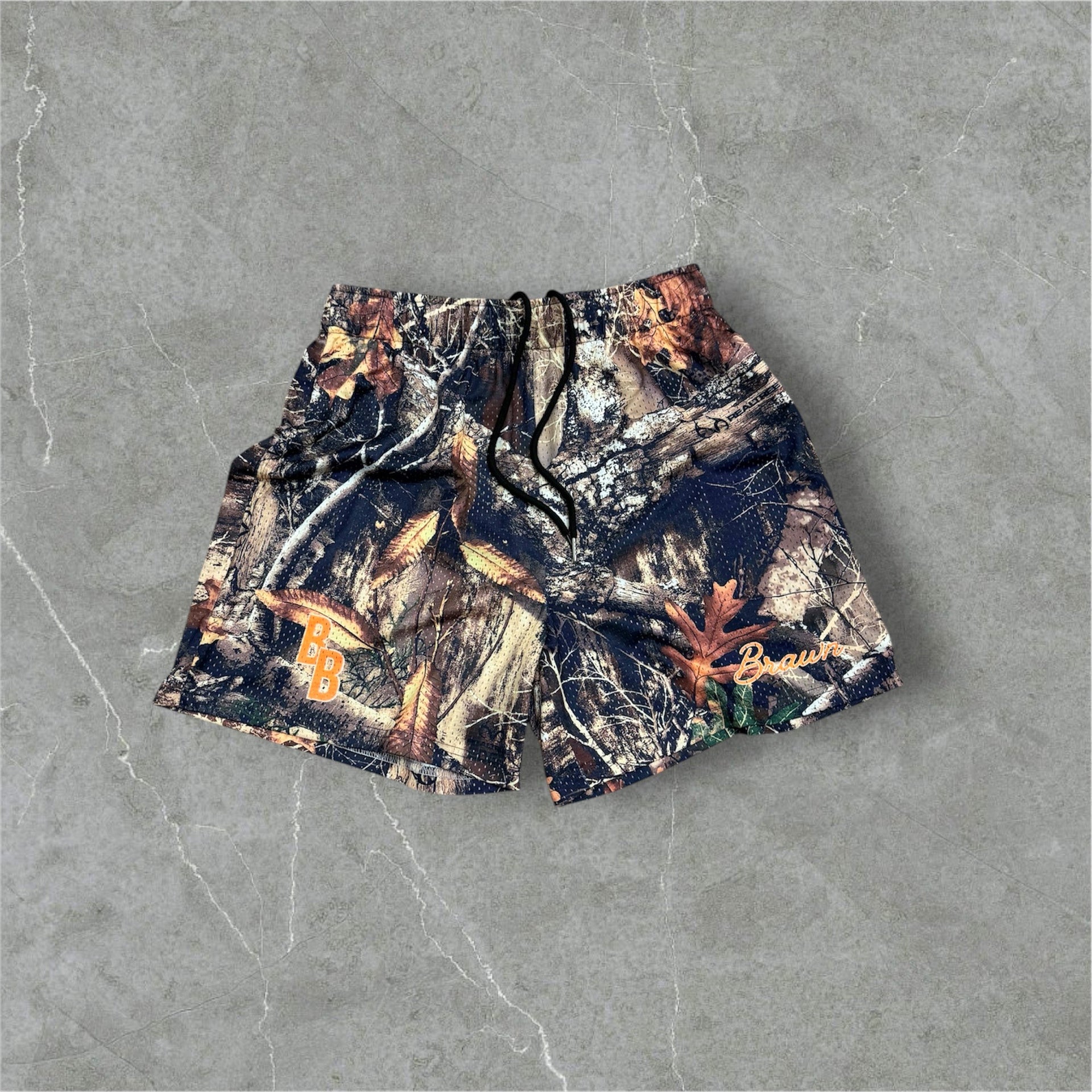 Breathable Camo Mesh Shorts