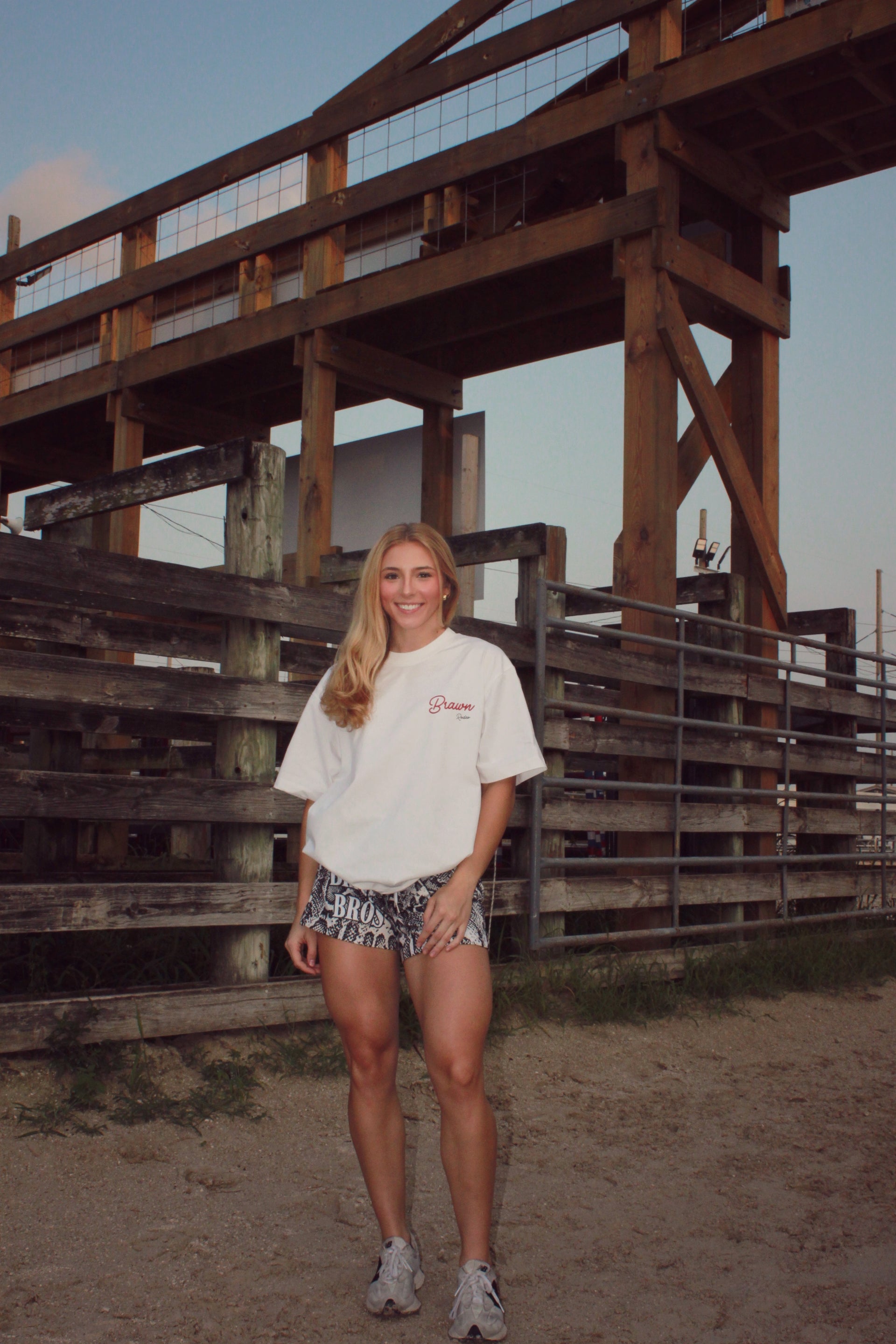 Brawn Rodeo Heavyweight T-Shirt - White