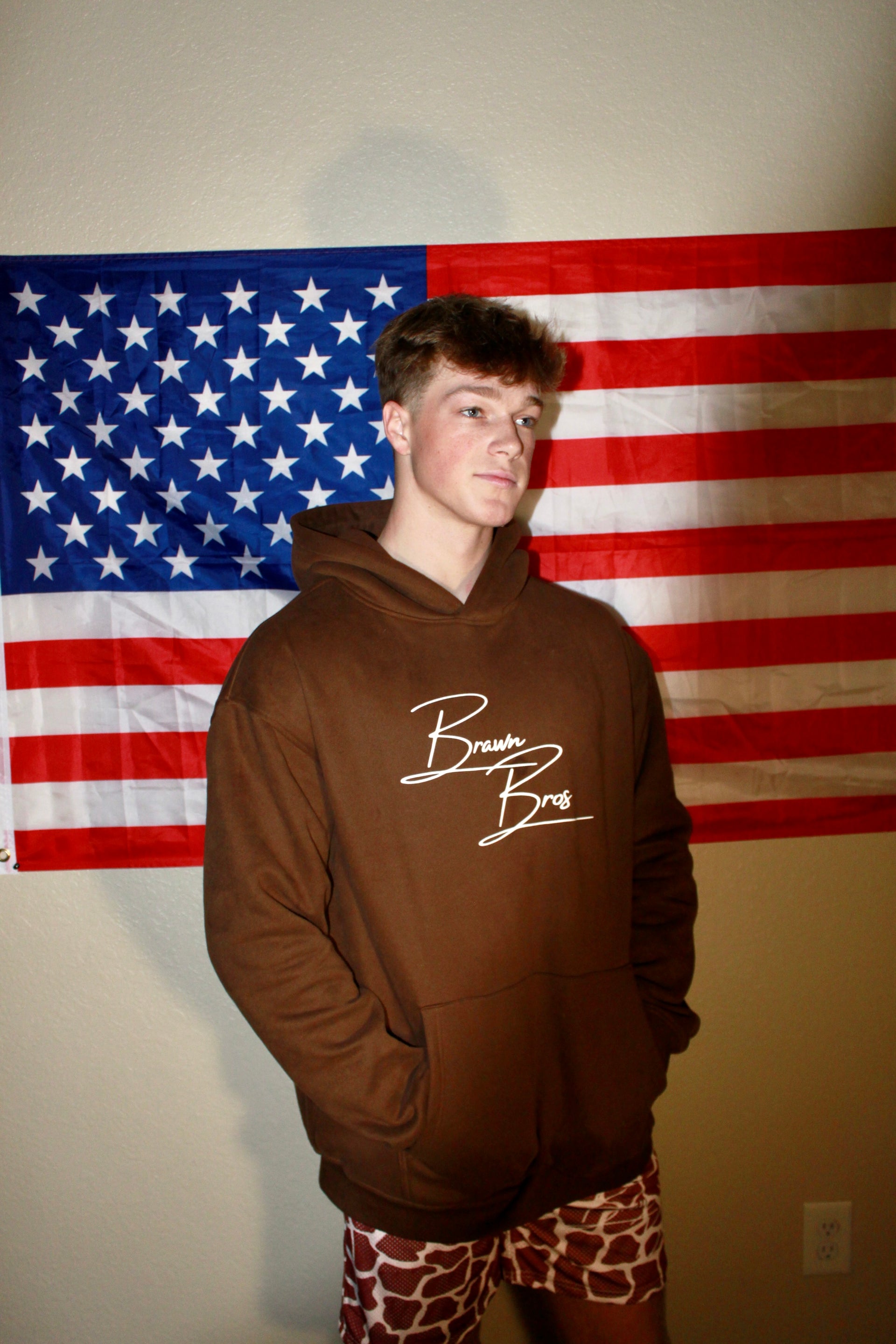 Signature Heavyweight Hoodie - Brown